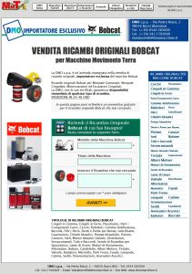 DMO: grande disponibilità di ricambi originali Bobcat
