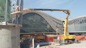 Cantieri: Haulotte all’aeroporto di Abu Dhabi MTC
