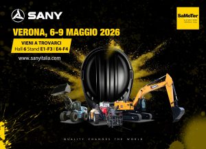 SANY Italia torna al Samoter 2026 con nuove macchine e tecnologie per il mercato italiano