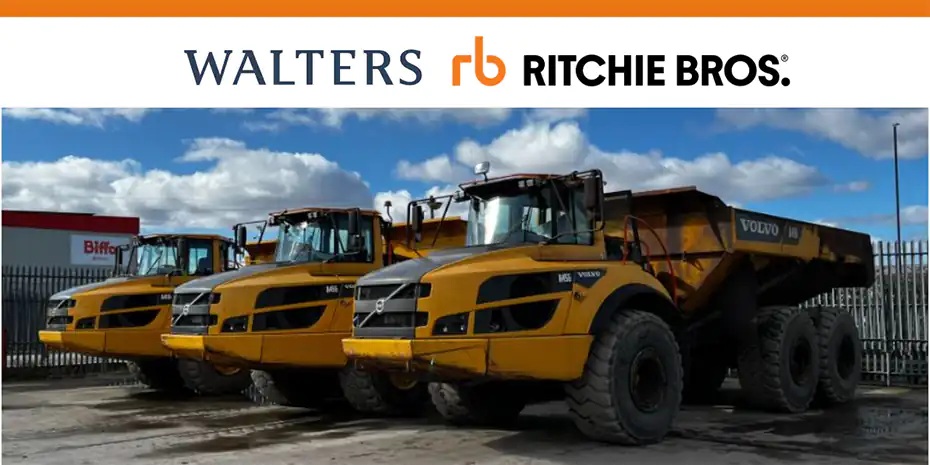Walters Group collabora con Ritchie Bros
